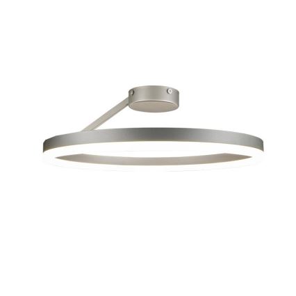 LED Stmívatelný přisazený lustr LED/40W/230V 3000-6500K matný chrom + dálkové ovládání
