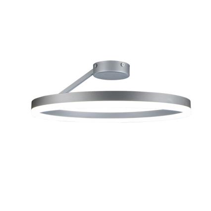 LED Stmívatelný přisazený lustr LED/40W/230V 3000-6500K matný chrom + dálkové ovládání