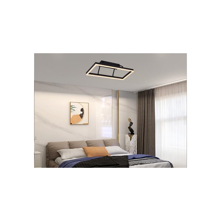 LED Stmívatelný přisazený lustr LED/40W/230V 3000-6500K + dálkové ovládání