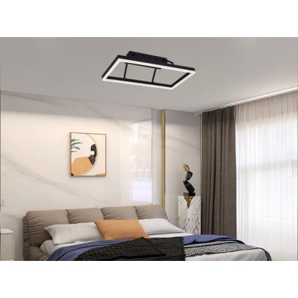 LED Stmívatelný přisazený lustr LED/40W/230V 3000-6500K + dálkové ovládání