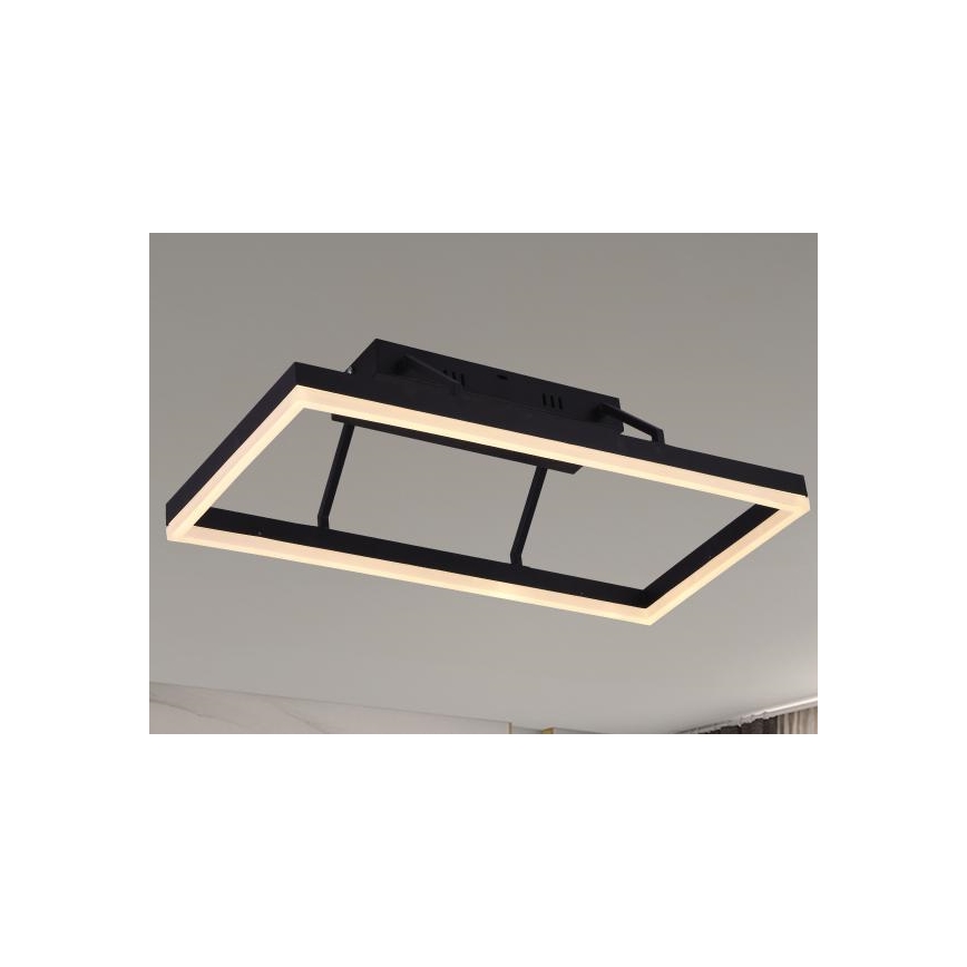 LED Stmívatelný přisazený lustr LED/40W/230V 3000-6500K + dálkové ovládání