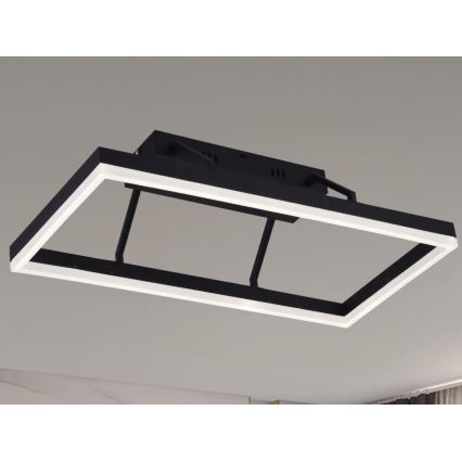 LED Stmívatelný přisazený lustr LED/40W/230V 3000-6500K + dálkové ovládání