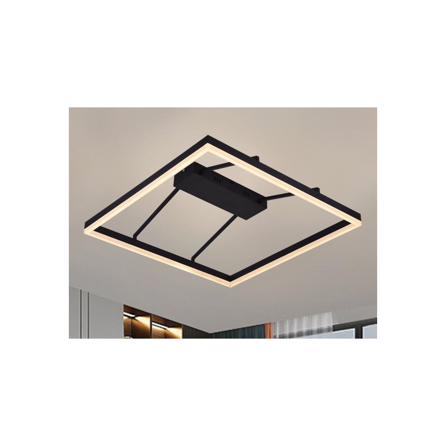 LED Stmívatelný přisazený lustr LED/55W/230V 3000-6500K + dálkové ovládání