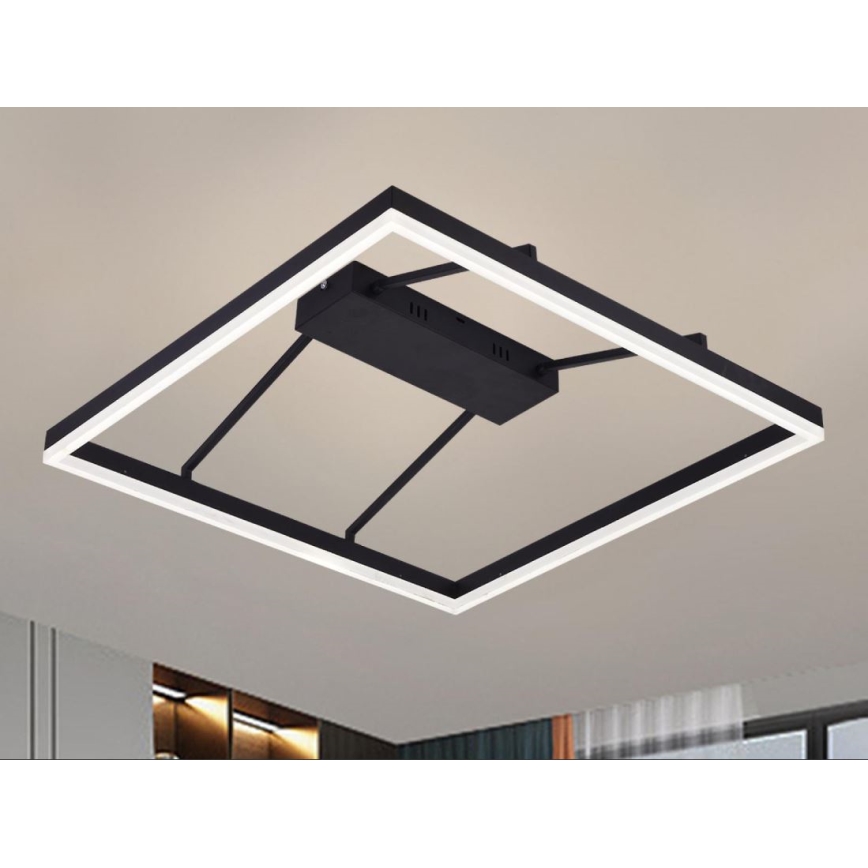 LED Stmívatelný přisazený lustr LED/55W/230V 3000-6500K + dálkové ovládání