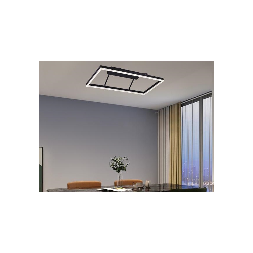LED Stmívatelný přisazený lustr LED/55W/230V 3000-6500K + dálkové ovládání