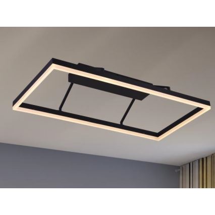 LED Stmívatelný přisazený lustr LED/55W/230V 3000-6500K + dálkové ovládání