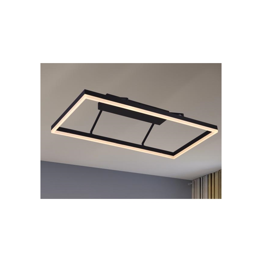 LED Stmívatelný přisazený lustr LED/55W/230V 3000-6500K + dálkové ovládání