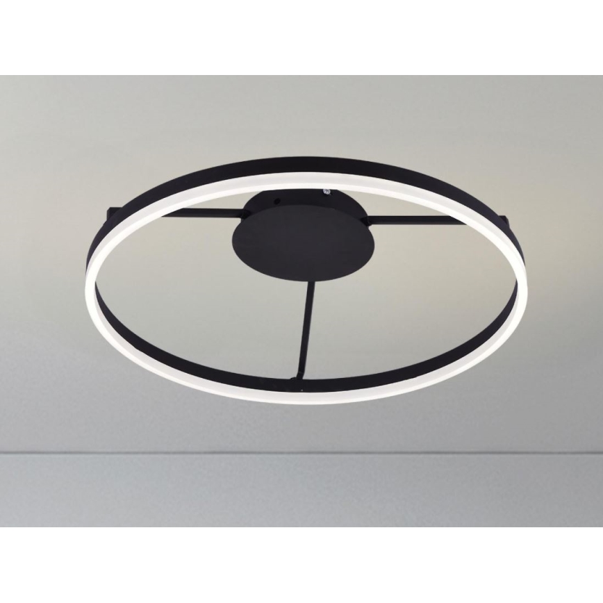 LED Stmívatelný přisazený lustr LED/55W/230V 3000-6500K + dálkové ovládání