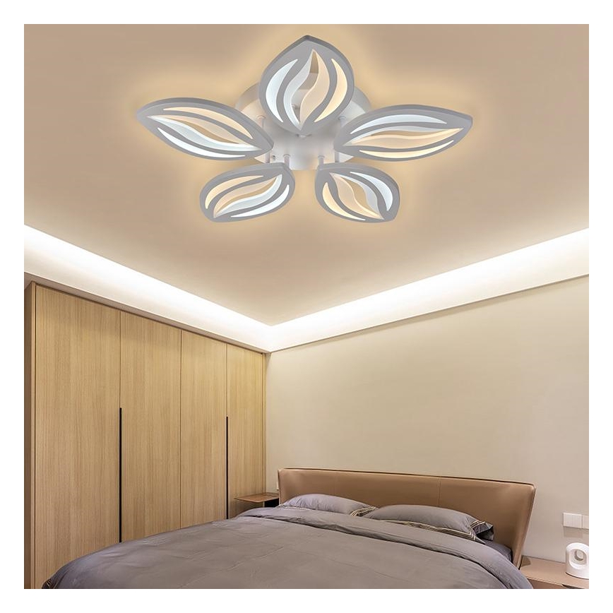 LED Stmívatelný přisazený lustr LED/55W/230V 3000-6500K + dálkové ovládání