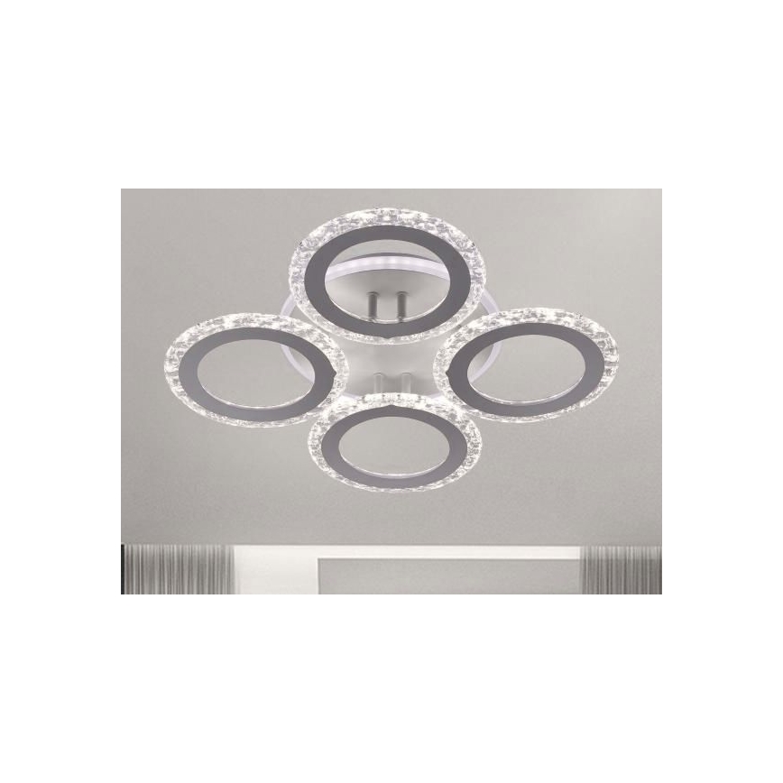 LED Stmívatelný přisazený lustr LED/55W/230V 3000-6500K + dálkové ovládání