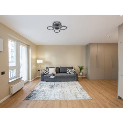 LED Stmívatelný přisazený lustr LED/55W/230V 3000-6500K + dálkové ovládání