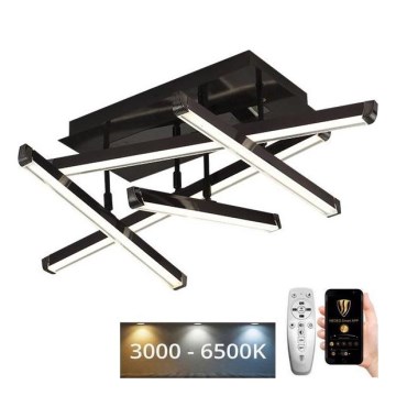 LED Stmívatelný přisazený lustr LED/60W/230V 3000-6500K + dálkové ovládání