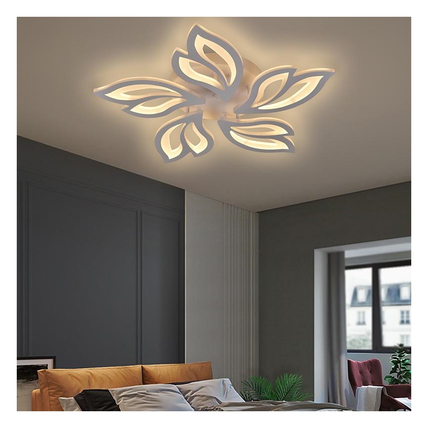 LED Stmívatelný přisazený lustr LED/65W/230V 3000-6500K + dálkové ovládání