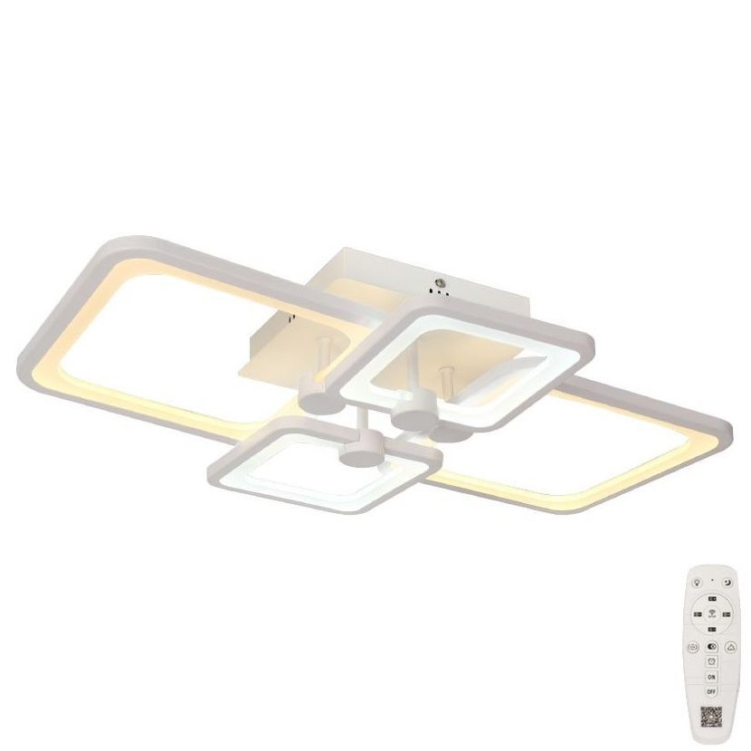 LED Stmívatelný přisazený lustr LED/70W/230V 3000-6500K + dálkové ovládání