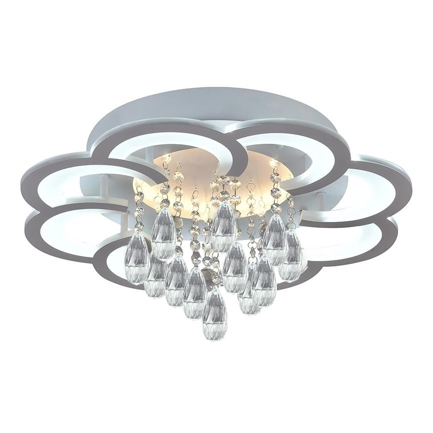 LED Stmívatelný přisazený lustr LED/70W/230V 3000-6500K + dálkové ovládání