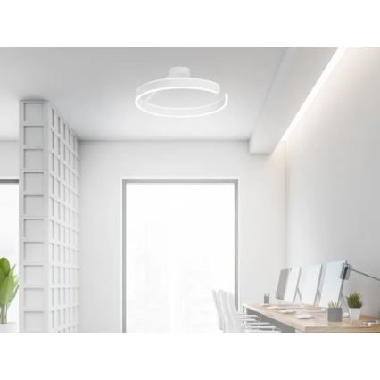 LED Stmívatelný přisazený lustr LED/72W/230V 3000-6500K bílá + dálkové ovládání