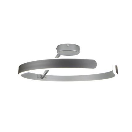 LED Stmívatelný přisazený lustr LED/72W/230V 3000-6500K matný chrom + dálkové ovládání