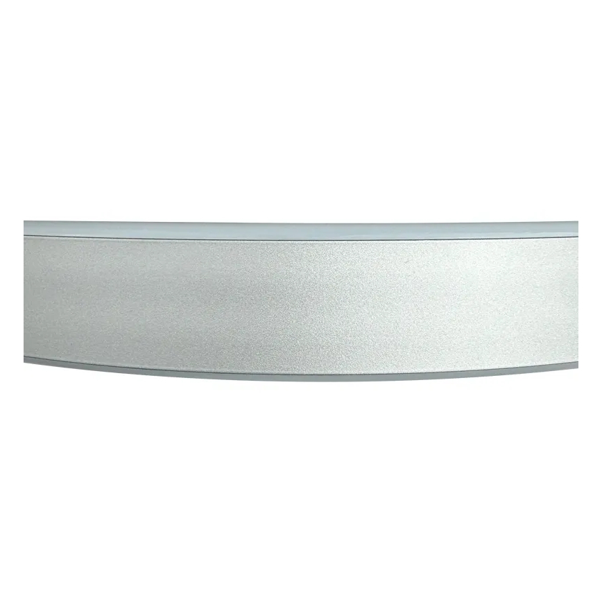 LED Stmívatelný přisazený lustr LED/72W/230V 3000-6500K matný chrom + dálkové ovládání