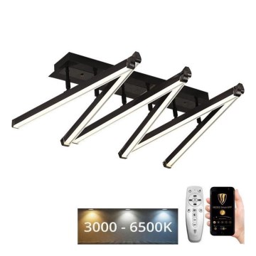 LED Stmívatelný přisazený lustr LED/75W/230V 3000-6500K + dálkové ovládání