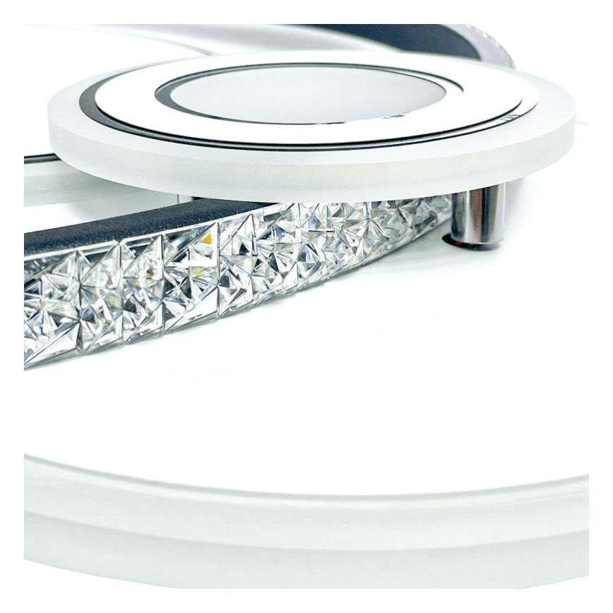 LED Stmívatelný přisazený lustr LED/80W/230V 3000-6500K + dálkové ovládání