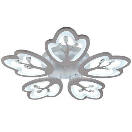 LED Stmívatelný přisazený lustr LED/80W/230V 3000-6500K + dálkové ovládání