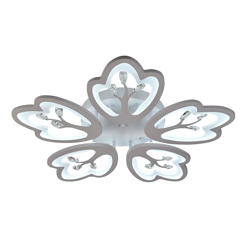 LED Stmívatelný přisazený lustr LED/80W/230V 3000-6500K + dálkové ovládání
