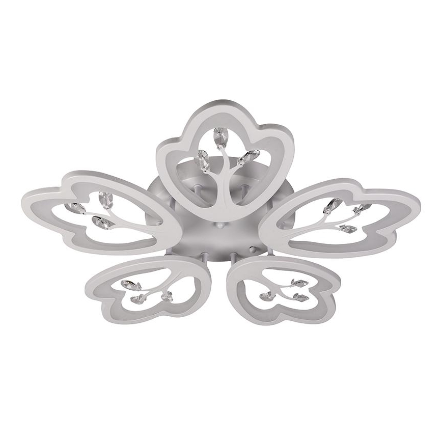 LED Stmívatelný přisazený lustr LED/80W/230V 3000-6500K + dálkové ovládání