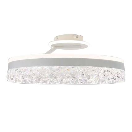 LED Stmívatelný přisazený lustr LED/86W/230V 3000-6500K bílá + dálkové ovládání