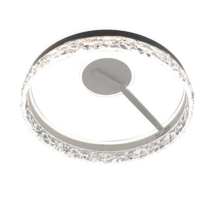 LED Stmívatelný přisazený lustr LED/86W/230V 3000-6500K bílá + dálkové ovládání