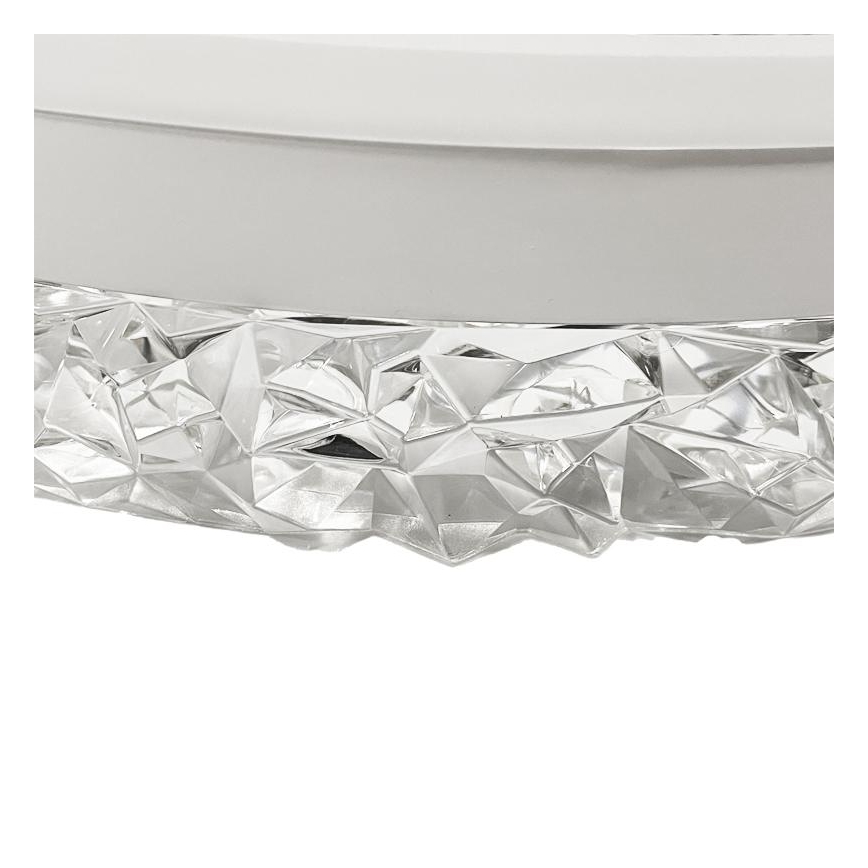 LED Stmívatelný přisazený lustr LED/86W/230V 3000-6500K bílá + dálkové ovládání