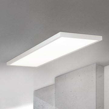 LED Stmívatelný přisazený panel DISC LED/40W/230V 2700/3000/4000K 115x30 cm bílá