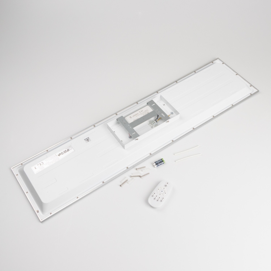 LED Stmívatelný přisazený panel LED/32W/230V 2700-6500K 25x100 cm bílá + dálkové ovládání