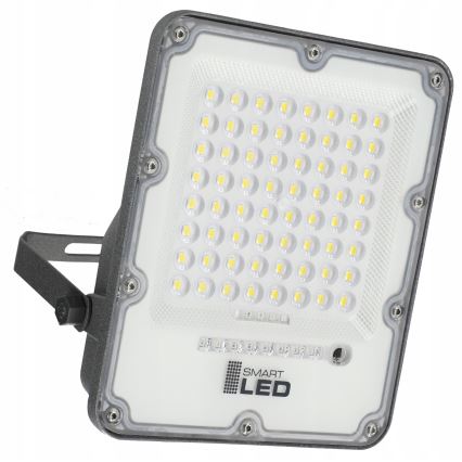 LED Stmívatelný solární reflektor LED/100W/3,2V 5000K 10500 mAh IP65 černá + dálkové ovládání