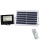 LED Stmívatelný solární reflektor LED/12W/3,2V 6000K IP65 + dálkové ovládání