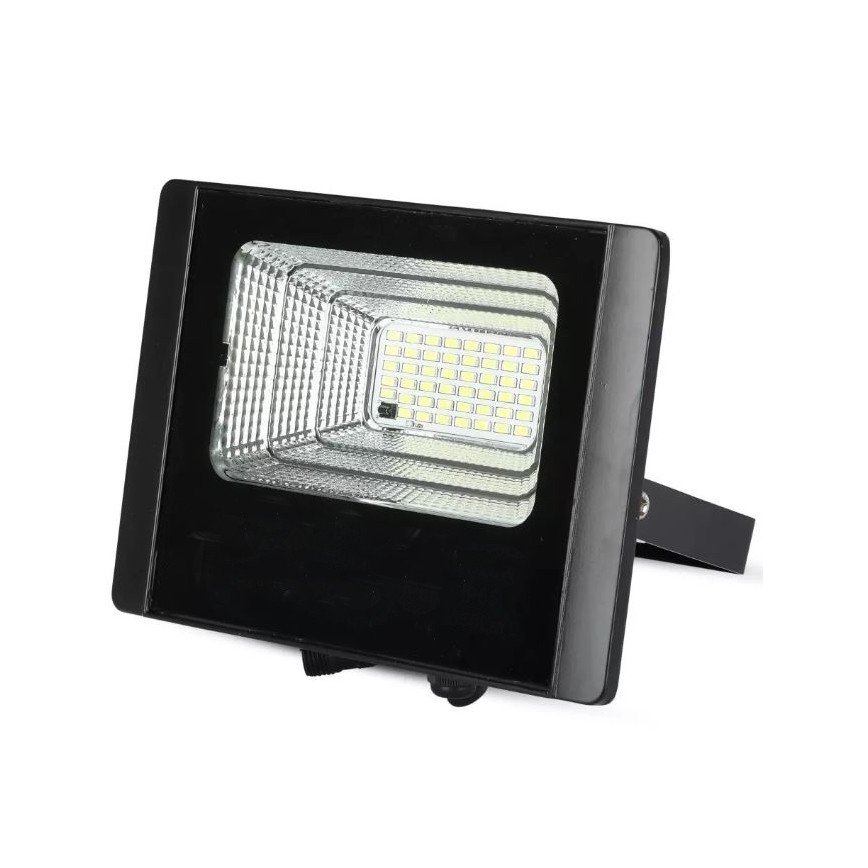 LED Stmívatelný solární reflektor LED/12W/3,2V 6000K IP65 5000 mAh + dálkové ovládání