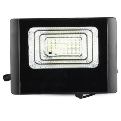 LED Stmívatelný solární reflektor LED/12W/3,2V 6000K IP65 5000 mAh + dálkové ovládání