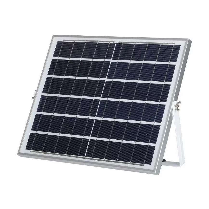LED Stmívatelný solární reflektor LED/16W/3,2V 4000K IP65 10000 mAh + dálkové ovládání