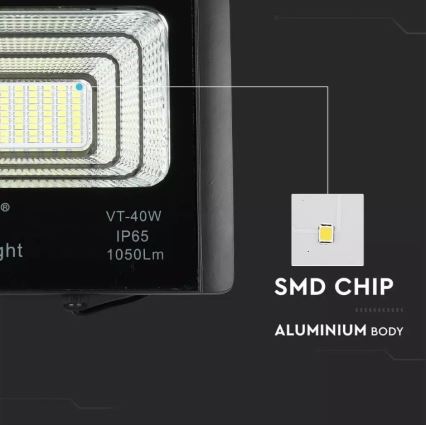 LED Stmívatelný solární reflektor LED/16W/3,2V 4000K IP65 10000 mAh + dálkové ovládání