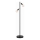 LED Stojací lampa 2xE27/7W/230V 2000K černá/zlatá