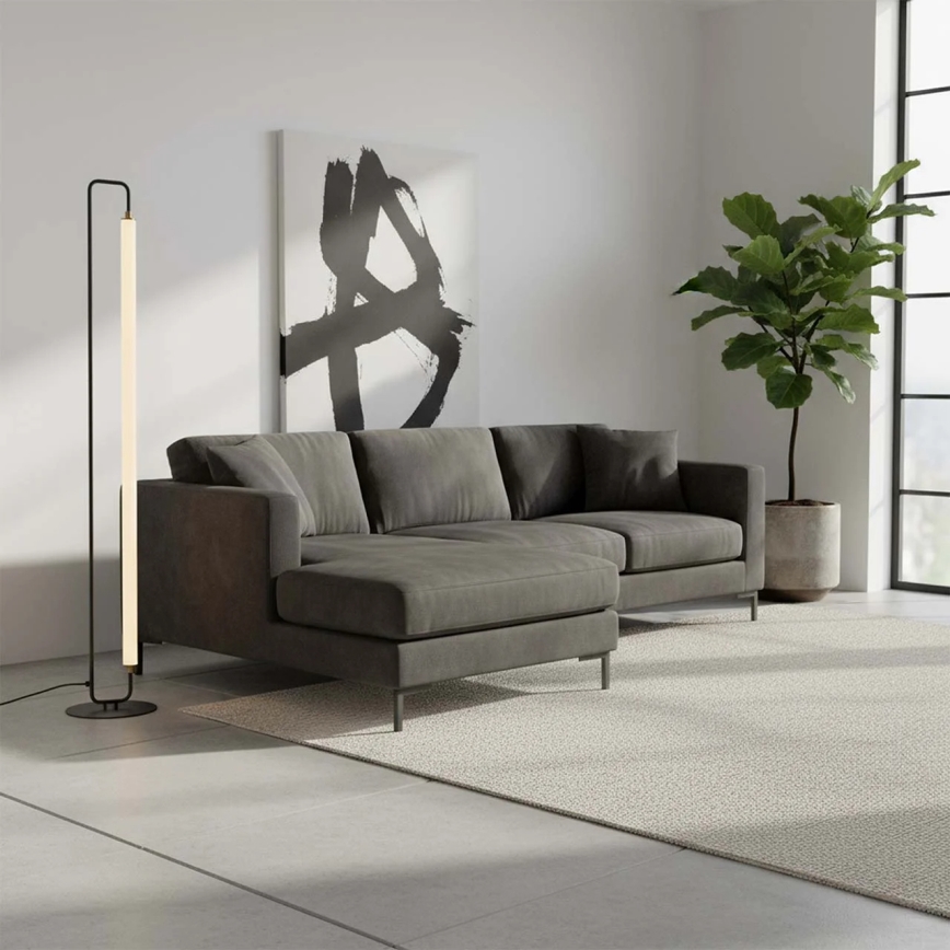 LED Stojací lampa FELICJA LED/24W/230V 4000K černá