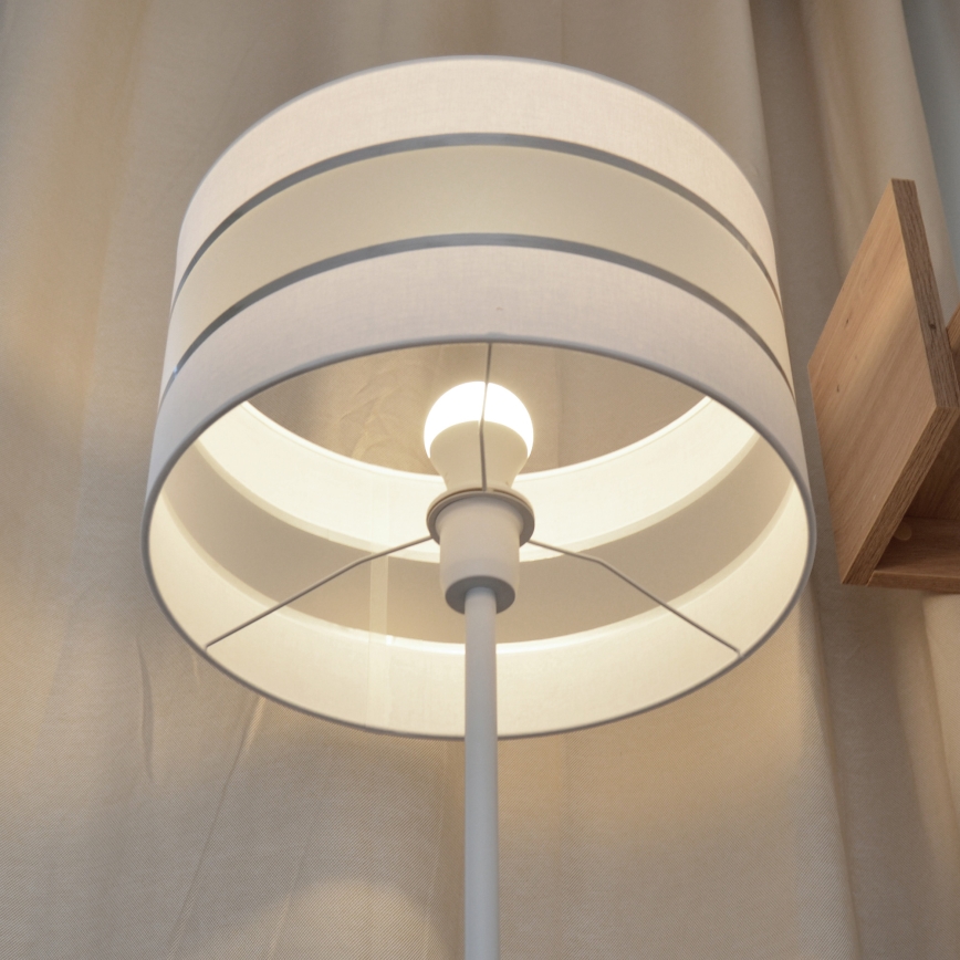 LED Stojací lampa HELEN 1xE27/15W/230V bílá