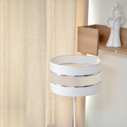 LED Stojací lampa HELEN 1xE27/15W/230V bílá