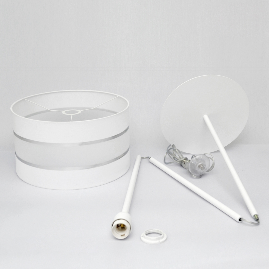 LED Stojací lampa HELEN 1xE27/15W/230V bílá