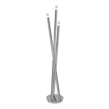 LED Stojací lampa ICE 3xLED/3W/230V lesklý chrom
