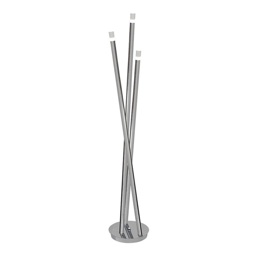 LED Stojací lampa ICE 3xLED/3W/230V lesklý chrom