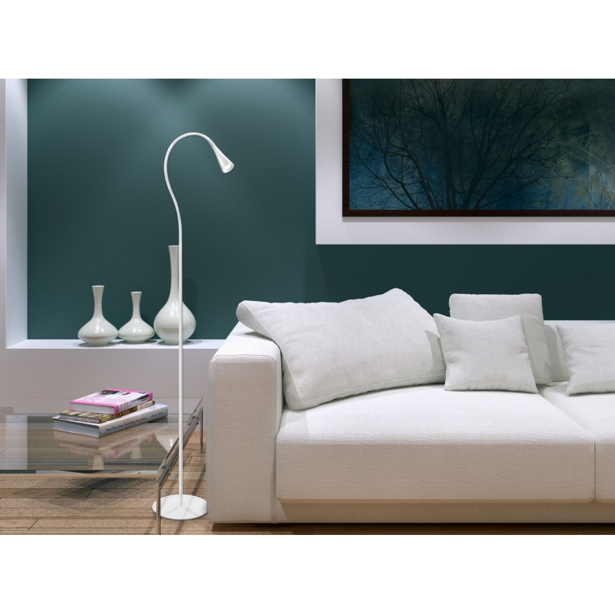 LED Stojací lampa MONACO 1xLED/4,2W/230V bílá