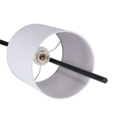LED Stojací lampa TOKYO 1xE27/40W/230V + LED/3W černá/bílá