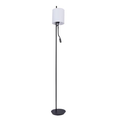 LED Stojací lampa TOKYO 1xE27/40W/230V + LED/3W černá/bílá