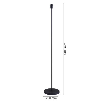 LED Stojací lampa TUNJA 1xE27/20W/230V pr. 30 cm černá/bílá