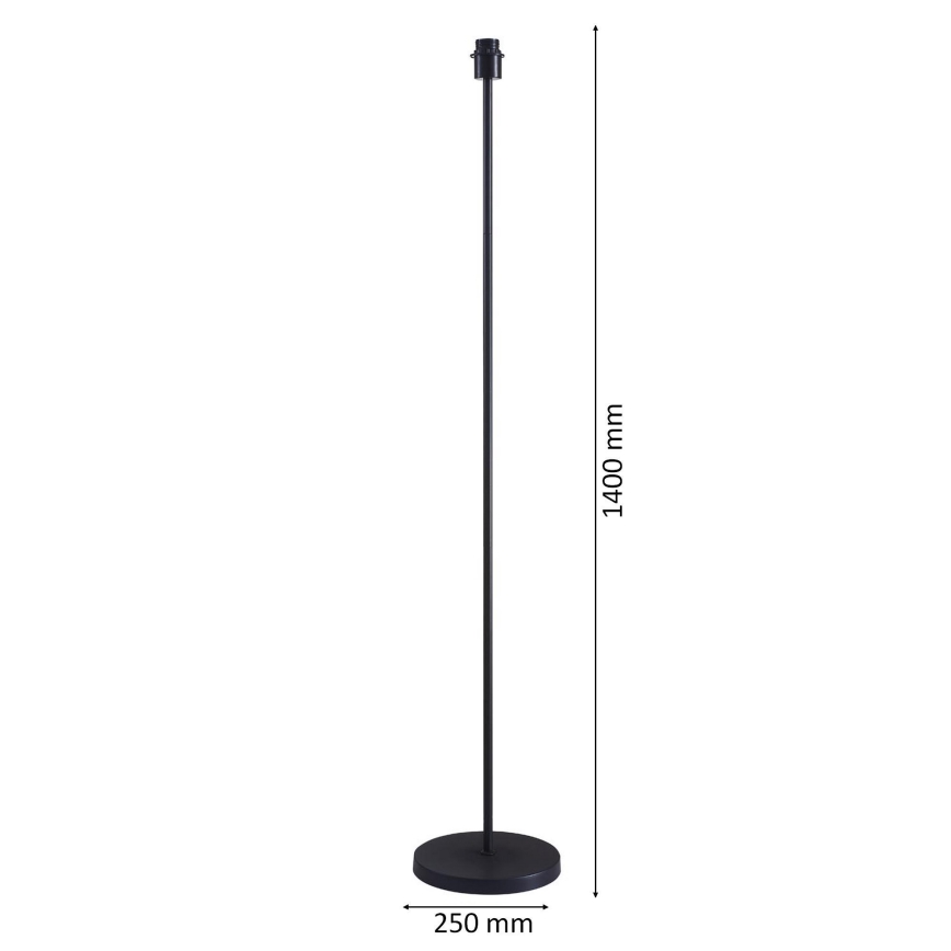 LED Stojací lampa TUNJA 1xE27/20W/230V pr. 30 cm černá/bílá
